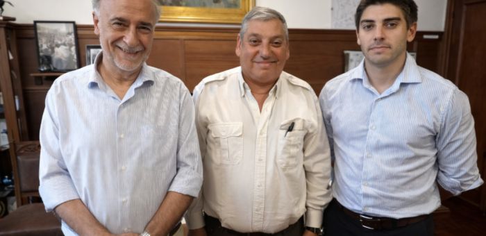 Pablo Mieres se reunió con el Intendente Enciso por tema represa de Casupá.