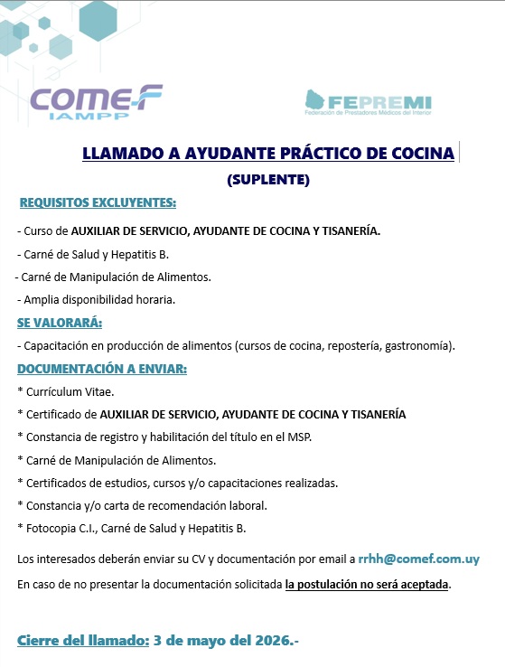 llamado comef