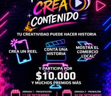 Lanzan "Florida Crea Contenido", concurso para impulsar la creatividad y el comercio local