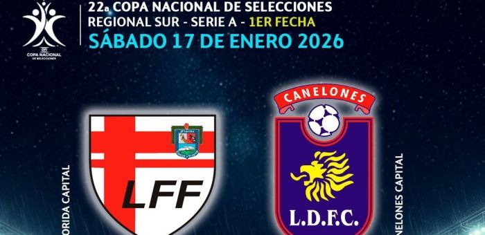 Florida-Canelones hoy por la Copa Nacional de Selecciones