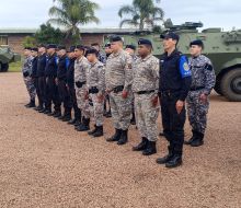 Finalizó en Florida la capacitación de policías para conducir vehículos blindados