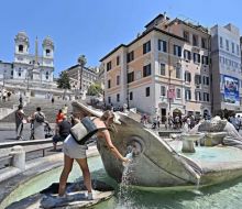 Italia declara alerta roja por ola de calor en Roma y otras cuatro ciudades