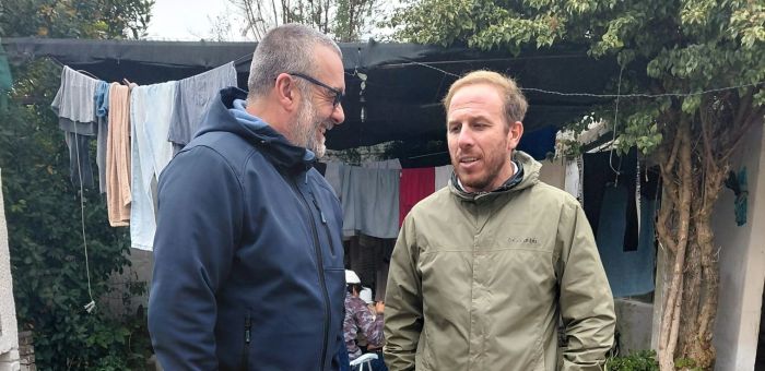 Carlos Rodríguez Gálvez recorrió refugios MIDES 