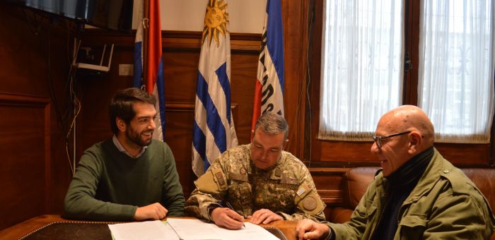 Intendencia de Florida y Batallones del Ejército acuerdan tareas de poda en la ciudad