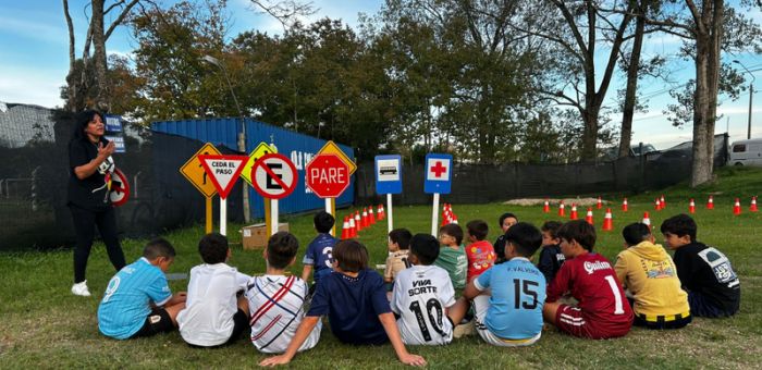 La Escuela de Tránsito retomó actividades de educación vial en instituciones