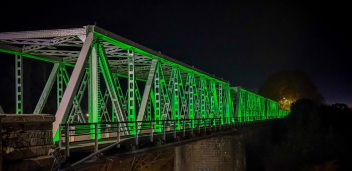 La Intendencia de Florida aclaró el objetivo de la iluminación del Puente Piedra Alta tras cuestionamientos