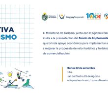 ACTIVA TURISMO: este martes informarán sobre postulaciones y aportes no reembolsables