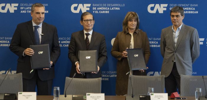 OSE y CAF firman préstamo para financiar represa Casupá