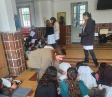 Biblioteca Municipal llevó actividades de lectura y creatividad a la Escuela Nº 34 de Casupá
