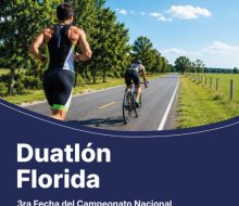 Florida recibe la 3.ª fecha del Campeonato Nacional de Duatlón