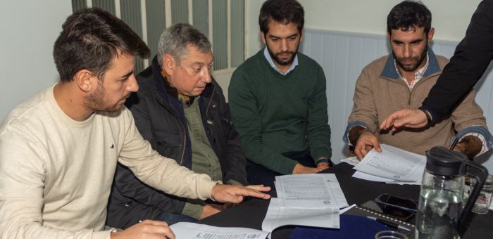 Intendente Enciso mantuvo intensa agenda de trabajo con instituciones de Sarandí Grande