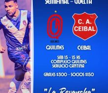 OFI de clubes B: Quilmes recibe a Ceibal por un lugar en la final