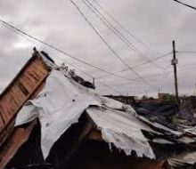 Ciclón en Rivera dejó varios lesionados, incluida una niña