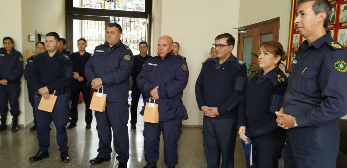 Jefatura de Policía de Florida reconoció a efectivos por destacadas actuaciones en Casupá y zona de Goñi