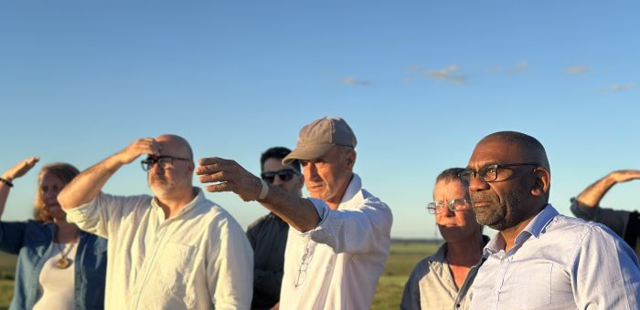 Ministro Ortuño y presidente de OSE llegan a Casupá para abordar el impacto de la futura represa