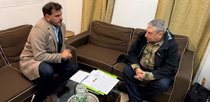 Presidente de la Junta Departamental recibió al Intendente de Florida en encuentro de coordinación institucional