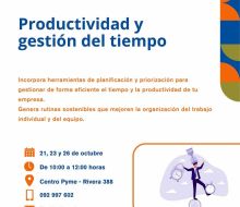 Taller: Productividad y Gestión del tiempo.