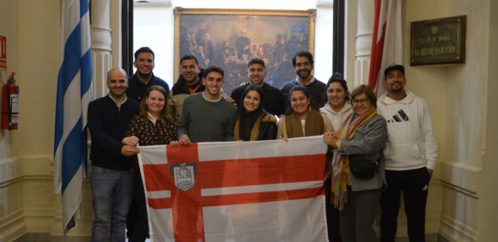 Reconocimiento a Juan Manuel Sanabria antes de partir a la Copa del Mundo