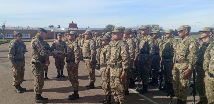 Acto de clausura del 2do. Centro de Instrucción de Reclutas de la División de Ejército II