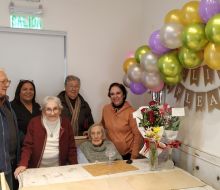 Alba Aragón de Soler celebró sus 100 años 