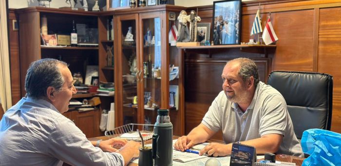 Intendente recibió al presidente de la Junta Departamental