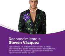 Intendencia de Florida realizara un reconocimiento al diseñador textil Steven Vázquez 