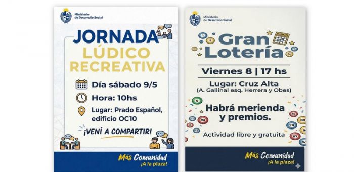 “Más Comunidad”: Actividad en el OC10 y Centro Diurno Cruz Alta