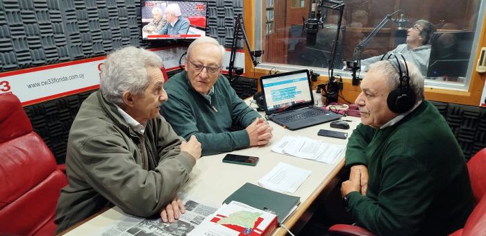 Referentes del periodismo: Luis Eduardo Liguera y Julio Diaz López visitaron nuestra emisora