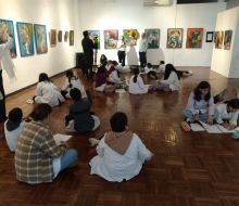 Apertura de la exposición “Conexión” del artista plástico Matías Gómez