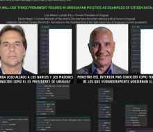 “Aliado de los narcos” y “tonto”: publican datos personales de Carlos Negro y Lacalle Pou