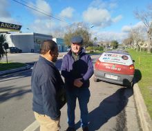 El móvil de la 33 estuvo este viernes en Cardal