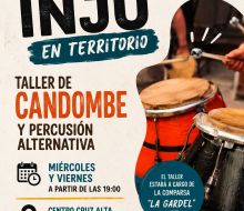 Taller de Candombe y Percusión Alternativa abre inscripciones en Florida
