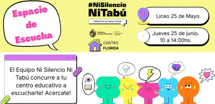 “Espacio de Escucha” en Liceo de 25 de Mayo 