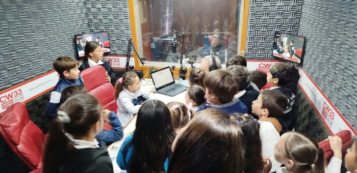 Niños de la Escuela Nº9 de La Cruz visitaron nuestros estudios