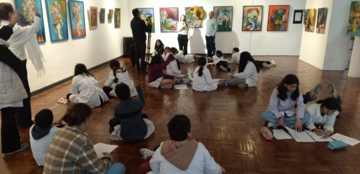 Apertura de la exposición “Conexión” del artista plástico Matías Gómez