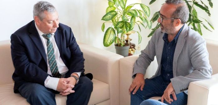 Enciso visitó la Diputación de Cáceres como presidente del Congreso de Intendentes