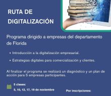 Taller “Ruta de Digitalización” para empresas del departamento de Florida