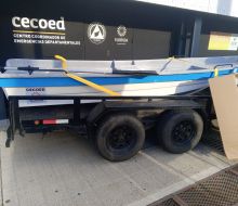 Intendencia incorporó bote para reforzar al CECOED