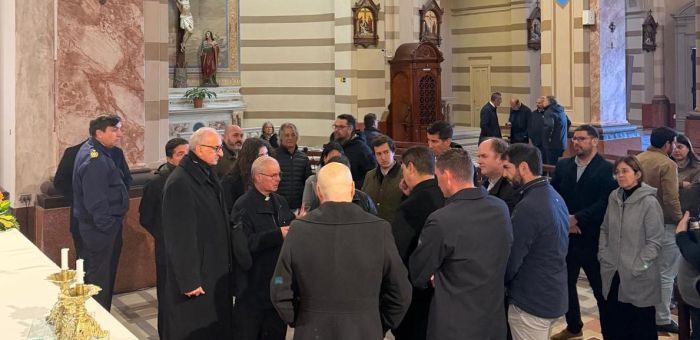Comitiva del Vaticano recorrió el Hipódromo y la Catedral de Florida