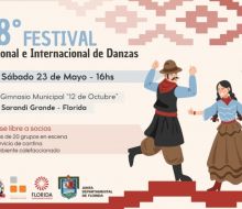 Se realizará el 18º Festival Nacional e Internacional de Danzas de Raíces Sarandienses