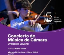 La Orquesta Juvenil prepara su presentación junto a Elena Fostik
