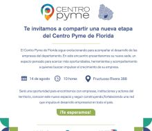 Centro Pyme de Florida presenta su nueva sede y abre una nueva etapa de acompañamiento empresarial