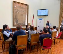 Reunión por operativo sanitario para la misa del Papa León XIV en Florida