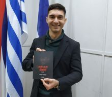 Facundo González presentó su libro "Huella de Sangre" 