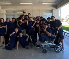 Alumnos de UTU 2 agradecieron a CW33 por su apoyo al proyecto “Ecos de CW33”