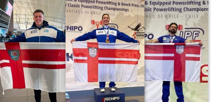Floridenses se destacaron en el Sudamericano de Powerlifting en Chile