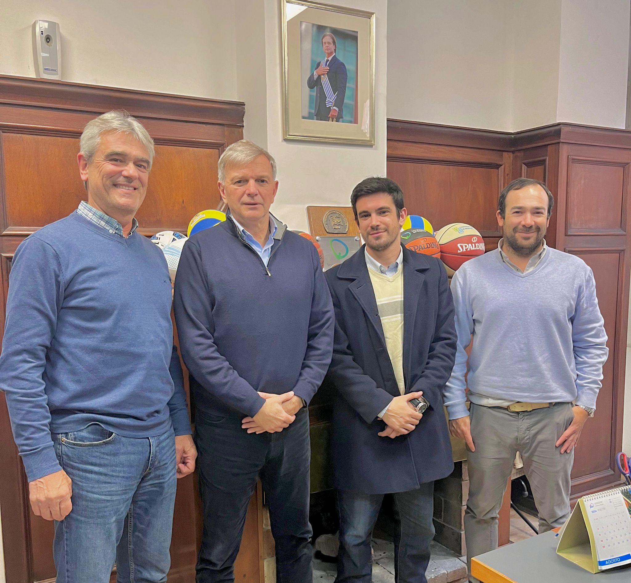 Director de Deportes de la IDF se reunió con Sebastián Bauza