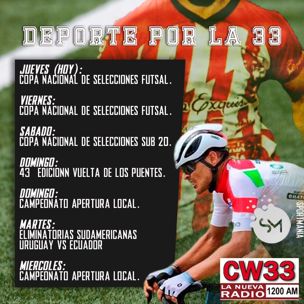 El deporte se vive por la 33