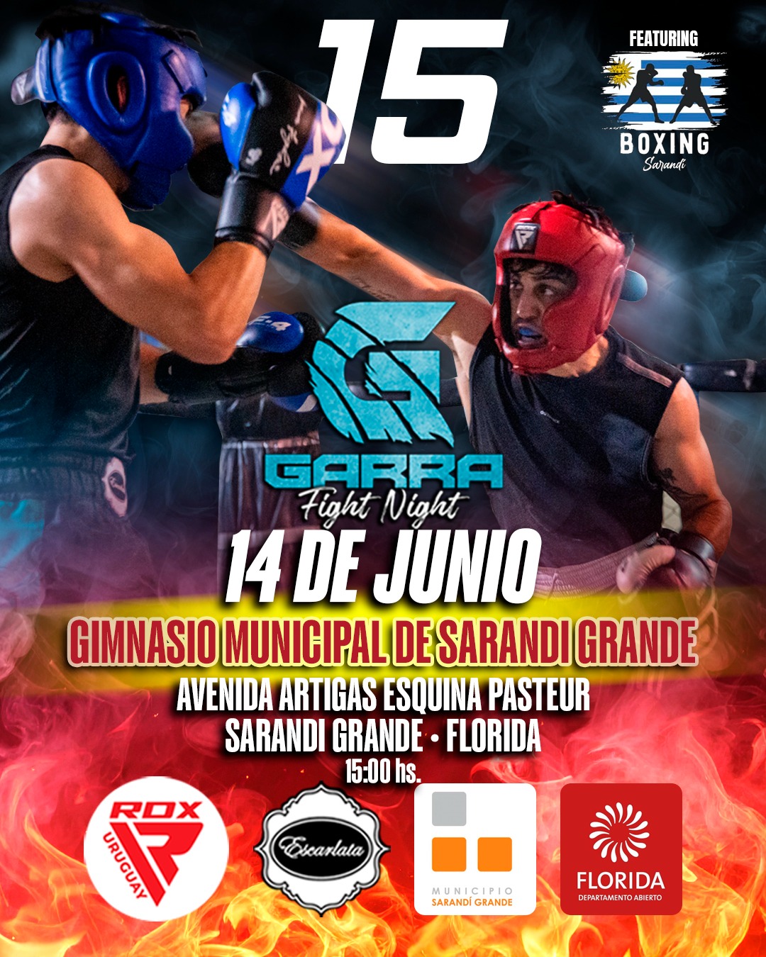 Jornada de Boxeo en Sarandí Grande
