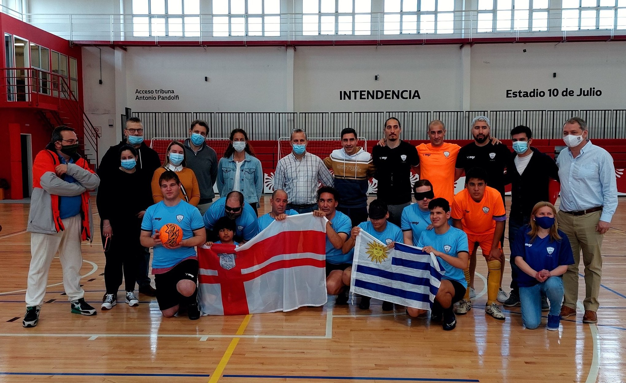 La selección uruguaya de Fútbol de Salón adaptado a ciegos se encuentra realizando en Florida su segundo campamento deportivojpg